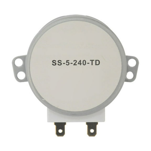 Easy to Install Microwave Turntable Motor Low Noise Microwave Motor Metal Texture Suitable for Home and Commercial Use