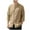 Khaki, variant on asjyhkr Long Sleeve for Men Button down Stand Collar Lightweight Casual Hiking Outdoor Vacation Shirts