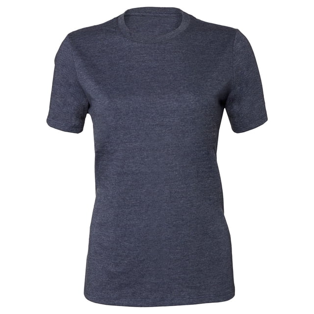 BELLA+CANVAS T-Shirt Ajusté en Jersey Chiné pour Femmes