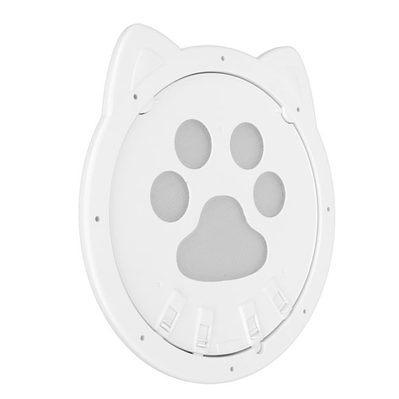 Pet Door, Plastic Cat Flap Door Dog Cat Removable Door Controlled Access 4 Modes Indoor Or Outdoor