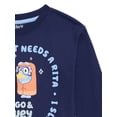 thumbnail image 3 of Bluey Toddler Holiday Long Sleeve Crewneck Tee, Sizes 12M-5T, 3 of 6
