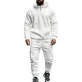 thumbnail image 4 of Mens Sweat Suits Set Tracksuit 2 Piece Outfits Casual Running Jogging Warm Up Full Zip Sweat Suits Track Suit for Jogging or Warm Up, 4 of 8