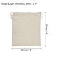 thumbnail image 2 of REGALWOVEN Coin Sacks Bag Bank Deposit Change Transit Bags with Drawstring 10"x8", 2 of 7
