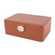 thumbnail image 1 of Caja de joyería Caja de exhibición Viajes Soporte de joyería portátil decorativa para collares para pernos de orejas Novias Mujeres Maillard Brown, 1 of 9