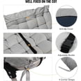 thumbnail image 6 of Folding Cot Pads for Sleeping, Soft Comfortable Velvet and Corduroy Camping Cot Mattress Pad for Backpacking Hiking,  & Grey, 6 of 12