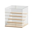 thumbnail image 4 of pitrice Acrylic Figure Display Case Mini Action Storage Figure Case for Home Bedroom 5 Tier 32x32x32.5cm, 4 of 6