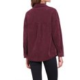 thumbnail image 3 of Camisas de pana INSPIRE CHIC para mujer, chaqueta casual de manga larga con botones, XS, burdeos, 3 of 6