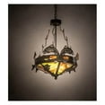 thumbnail image 4 of Meyda Tiffany 65041 17.5" W Catch Of The Day Trout Inverted Pendant - Bronze, 4 of 4
