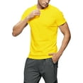 thumbnail image 3 of Hat and Beyond Men's Solid Short Sleeve Crew Neck T-Shirts S-5XL Big and Tall, 3 of 7