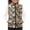 Camouflage Pattern, variant on Polyester Kids Polar Fleece Vest Jacket with Zip Up with Pockets Children's blanket warm vest for Sports, Daisy and Calf Pattern Kids Fleece Vest