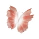 thumbnail image 3 of Decoración de mariposa de hilo artificial, manualidades para colgar en la pared con mariposas 3D, para interiores Naranja Rojo, 3 of 9