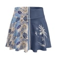 thumbnail image 5 of FUIALDOLG Hawaii Tropical Athletic Skorts for Women Palm Tree Mini Tennis Skirt High Waisted Active Skort with Pocket Summer Activewear Soft Golf Skirt with Shorts Casual Sport Shorts for Running,XL, 5 of 8
