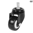 thumbnail image 7 of Caster Wheel, 1.5 Inches Mute Universal Directional Brake Caster Wheel Furniture Accessory, 7 of 7