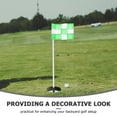 thumbnail image 4 of Checkered Golf Flags Mini Putting Green Flags for Enhancing Your Yard Indoor Outdoor Backyard and Garden Golf Practice Accessories, 4 of 6