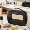 thumbnail image 6 of Ckraxd Handheld Waterproof Toiletry Bag, Large Capacity Makeup Organizer, Portable Cosmetic Pouch, Clear Window Toiletries Case for Travel, Business Trips, Gym, Daily Use, 6 of 7