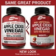 thumbnail image 5 of NutriFlair Apple Cider Vinegar Capsules 1600mg, 120 Capsules – With Apple Cider Vinegar Powder – Vegetarian Capsules – 60 Day Supply, 5 of 6