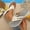 White, variant on Women's Flip-Flops Summer Casual Hollow Sandals Soft Thick Soles Comfortable Sandals Fashion Beach One-Line Wedge Heel Slippers