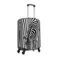 thumbnail image 6 of Salouo Optical Zebra Illusion Pattern Travel Dust-proof Suitcase Cover, Softside Suitcase Protector Luggage Cover Protector for 18-32inch ,Not Included Suitcase, 6 of 8