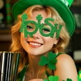 thumbnail image 1 of Xihbxyly Gafas para El Día de San Patricio, Decoración Festiva Verde, Estampado de Trébol, Cómodas, Accesorios para Fotos, Imprescindibles para Fiestas, Perfectas para Celebraciones Del Día de San Pa, 1 of 6
