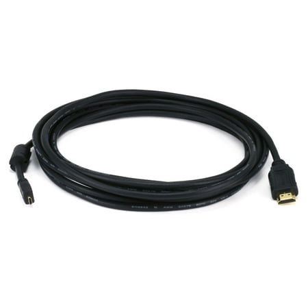 Monoprice Standard HDMI Cable with Ethernet and HDMI Micro Connector  15ft price history on PriceWatchPro
