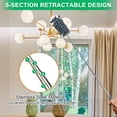 thumbnail image 6 of 2 Pack Microfiber Duster for Cleaning, Washable Dusters, Extendable Pole, Up to 30 Inch Reachable, Wet and Dry Use Cleaning Tools for Car, Ceiling Fan, Window, Furniture, Office, 6 of 7