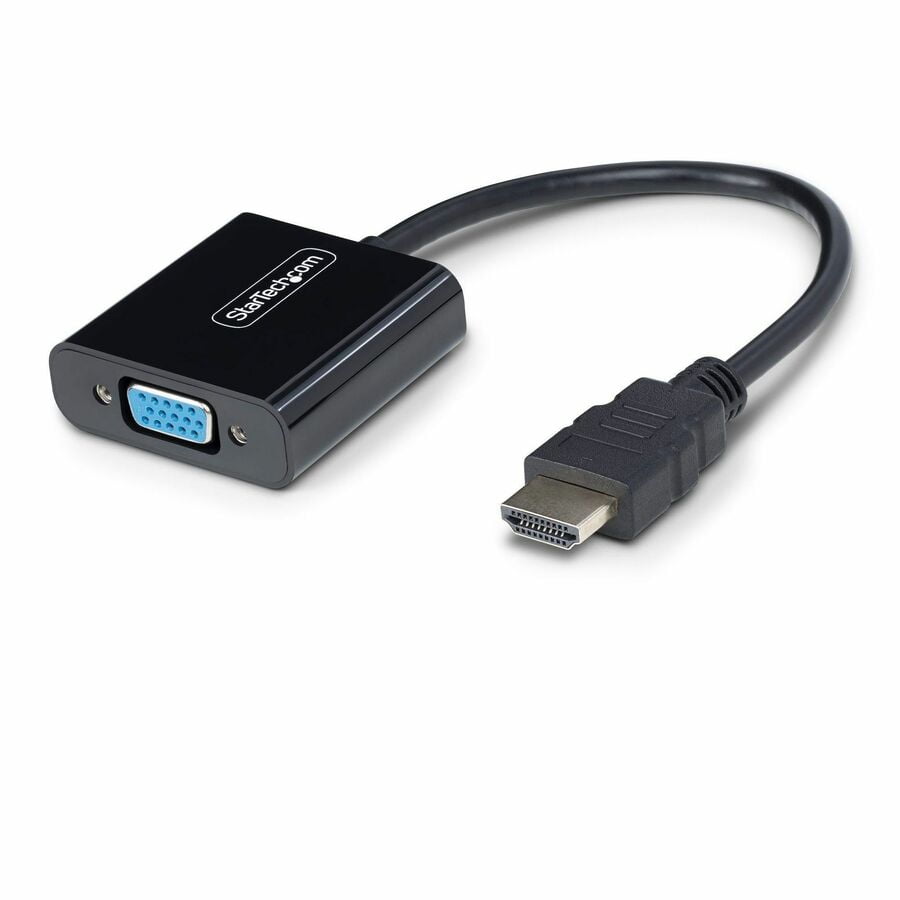 StarTech.com HDMI to VGA Adapter Active Video Converter For Laptop/Desktop 1920x1080 (1080p) HDMI Source to VGA Monitor/Display