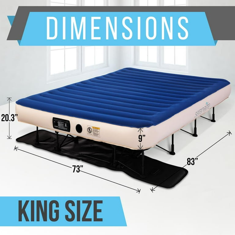 SerenelifeHome Ez-Bed Inflatable Air Mattress with Frame SerenelifeHome Ez-Bed Inflatable Air Mattress with Frame