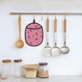 thumbnail image 5 of Pofeuu Watermelon Print Silicone Pot Mat Mitten With Hanging Loop Heat Resistant Oven Mitts Non-Slip Bbq Baking Smoking Potholders, 5 of 7