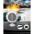 thumbnail image 5 of 2 In 1 Car Heater Cooler Fan, 12V Car Heater Portable 180W Car Air Heater Mini Car Speed Cooling Fan Windshield Defroster Demister 360° Rotatable Heater and Defogger for Car, SUV and more,Black, 5 of 8