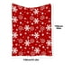 thumbnail image 2 of Manta navideña con estampado de renos y copos de nieve, franela cálida para invierno, decoración de sofá, 2 of 2