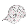 thumbnail image 6 of Lsque Alpacas and Hearts Baseball Cap Trucker Low Profile Hat Golf Dad Hat Adjustable Original Classic Unconstructed Plain Cap Men Women, 6 of 9