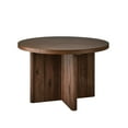 thumbnail image 3 of Better Homes & Gardens Lillian Fluted Round Expandable Dining Table, Walnut Finish, 3 of 9