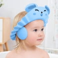 thumbnail image 3 of Adjustable Bath Shower Cap 12Inch Waterproof Hair Washing Shield,Cute Rabbit EVA Shampoo Cap,Leak-Proof Bath Visor to Keep Water Out of Eyes,Yellow, 3 of 3