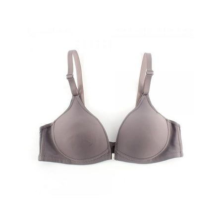 

Women Plus Size Wire-free Seamless Bra Deep Low Cut Push Up Plunge Bra Invisible Bra Comfy Soft Daily Contour Bra No Bulge for Low Cut Gown Dress Bra Gathered Wireless Underwear Lift Bra