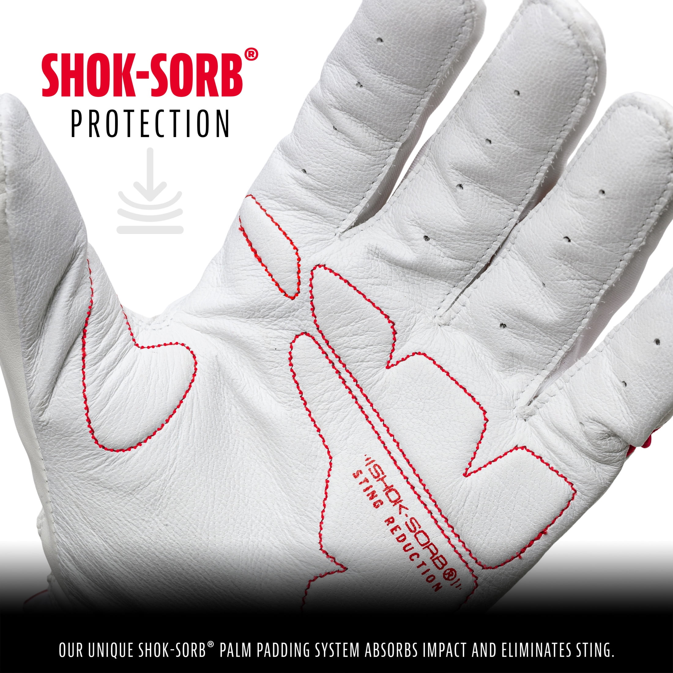 Franklin Sports MLB Baseball Batting Gloves - Shok-Sorb X Batting