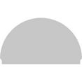thumbnail image 5 of Ekena Millwork 74"W x 43-3/4"H x 2-3/4"P Half Round Smooth Architectural Grade PVC Combination Pediment, 5 of 7