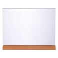thumbnail image 1 of EeaseCA Sign Holders Desktop Photo Paper Name Holder Display Stand Acrylic Table Menu Holders (Transparent, A4 Style), 1 of 7