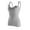 Gray, variant on Maternity Nursing Tank Tops Front Closure Comfortable Breathable Breastfeeding Nursing Underwear Built in bra Camisole Tops