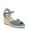 Blue Denim, variant on Womens Tess Ankle Strap Wedge Espadrille - Medium & Wide Width