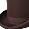 thumbnail image 6 of Vjnyvs Wool Top Hat for Men, Magician Hat, Formal Tuxedo Hat, Mens Tophat Christmas Cap, Victorian Topper Hats Gentlemen Hat Jazz Cap, 6 of 7