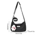 thumbnail image 3 of Bolsa de hombro para mujer, bandolera sencilla informal con monedero colgante (negro) Ndcxsfigh Para Estrenar, 3 of 9