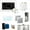 White / Brushed Bronze, variant on Mr Steam Bls-X Bliss Max Steam Shower Package - Black