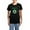 With Blue Strpe Pant, variant on CafePress - St Patricks Day - Women's Short Sleeve Print T-Shirt and Pants Dark Cotton Pajama Set