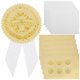 thumbnail image 2 of Competition Medal Sticker 36Pcs Award Children School Matches Gold Crown Shape Decoration, 2 of 4