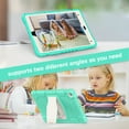thumbnail image 2 of XYX Case for 10.2 inch iPad 9th/8th/7th Generation (2021/2020/2019), Dual Layer Slim Heavy Shockproof Rugged Protective Cover Case with Kickstand (Mint Green), 2 of 7