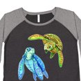 thumbnail image 4 of Inktastic Sea Turtles Swimming Together Women's Plus Size T-Shirt, 4 of 5
