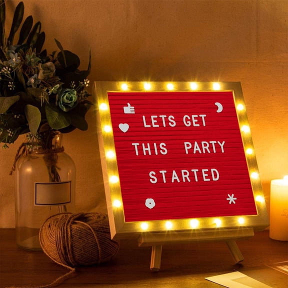 Board Handmade Wooden Frame Felts Message Board Letter Set For Use In Home Classrooms Parties Or Office Settings Etc