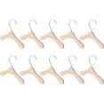 thumbnail image 1 of 10 Uds. Perchas para ropa de perro, estantes de madera para mascotas, estantes para disfraces de mascotas para el hogar, perchas para muñecas, perchas antideslizantes para ropa para mascotas (tam, 1 of 5