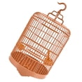 thumbnail image 4 of HOOWIFFY Brown Plastic Bird Cage with Hanging Hook and Removable Tray, Design for Pet Birds, 1 Set, 4 of 6