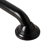 Decorative Shower Grab Bar - 12 Black Bathroom Grab Bars for Seniors - Non-Slip Bathroom and Household Handicap Safety Bar, Bathroom Bars for Elderly, Wall Handle Secure Grip, Home Care Accessories